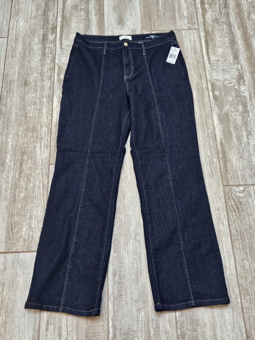 Nicole Miller Soho High Rise Bootcut Dark Blue Jeans